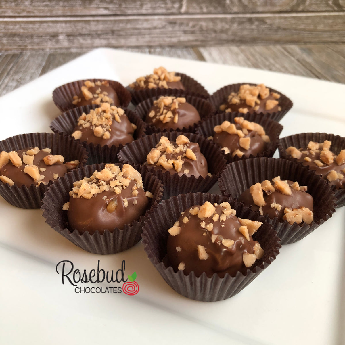 Milk Chocolate Caramel TOFFEE BITES Gift Box Rosebud Chocolates