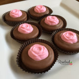 12 ROSE Chocolate Covered Oreo Cookie Candy Party Favors