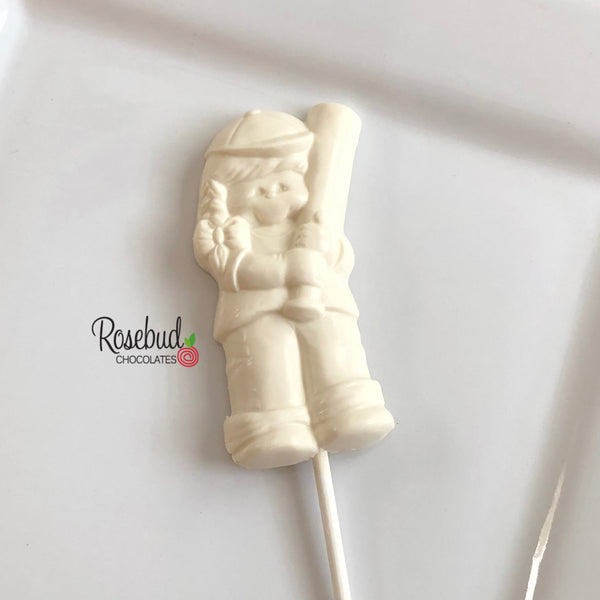 12 SOFTBALL GIRL Chocolate Lollipops Candy Sports Birthday Party Banquet Favors