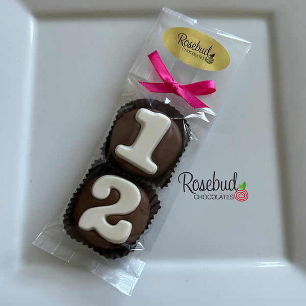 8 Sets #12 Chocolate Covered Oreo Cookie Party Favors 12th Birthday