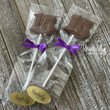 15th Birthday Set of 12 Chocolate Lollipops #15 Party Favors