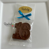 16th Birthday Set of 12 SWEET SIXTEEN Chocolate Favors