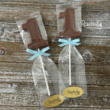 12 NUMBER ONE #1 Chocolate Lollipop Candy Party Favors 1st Birthday