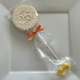 12 NUMBER TWENTY-FIVE #25 Chocolate Decorative Floral Party Favors 25th Birthday Anniversary