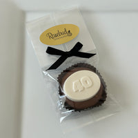 12 NUMBER FORTY Chocolate Covered Oreo Cookie 40th Candy Party Favors