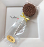 12 Number FORTY #40 Chocolate 40th Birthday Anniversary Party Favors