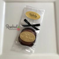 12 NUMBER FIFTY "50 Years" Chocolate Covered Oreo Cookie Candy Party Favors #50 Birthday Anniversary