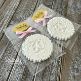 60th Birthday Set of 12 Chocolate #60 Floral Lollipops Anniversary Party Favors