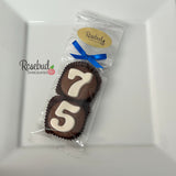 8 Sets #75 Chocolate Covered Oreo Cookie Candy Party Favors 75th Birthday