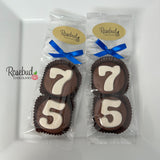 8 Sets #75 Chocolate Covered Oreo Cookie Candy Party Favors 75th Birthday