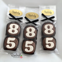 8 Sets #85 Chocolate Covered Oreo Cookie Candy Party Favors 85th Birthday