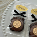 12 #90 Chocolate Covered Oreo Cookie Candy Party Favors GOLD DUSTED 90th Birthday