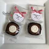 12 #90 Chocolate Covered Oreo Cookie "CHEERS to 90 Years" 90th Birthday Party Favors