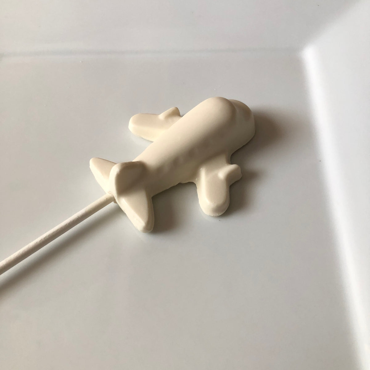 12 AIRPLANE Chocolate Lollipop Candy Party Favors Rosebud Chocolates