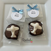 12 AIRPLANE Chocolate Covered Oreo Cookie Party Favors Personalized Tag