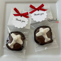 12 AIRPLANE Chocolate Covered Oreo Cookie Party Favors Personalized Tag