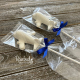 12 AIRPLANE Chocolate Lollipop Candy Party Favors