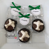 12 AIRPLANE Chocolate Covered Oreo Cookie Party Favors Personalized Tag