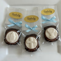 12 Round Assorted RELIGIOUS Chocolate Covered Oreo Cookie Religious Favors
