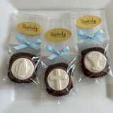 12 Round Assorted RELIGIOUS Chocolate Covered Oreo Cookie Religious Favors