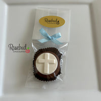 12 Round Assorted RELIGIOUS Chocolate Covered Oreo Cookie Religious Favors