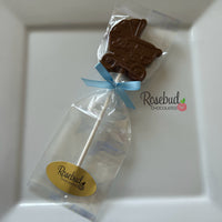 12 "BABY" BUGGY Chocolate Lollipop Candy Party Shower Favors