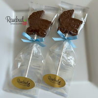 12 "BABY" BUGGY Chocolate Lollipop Candy Party Shower Favors