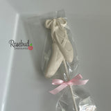 12 BALLET SLIPPERS Chocolate Lollipop Candy Party Dance Favors