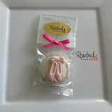 BALLET SLIPPERS Set of 12 Chocolate Oreo Cookie Favors