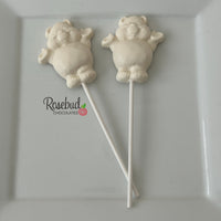 12 BEAR Chocolate Lollipop Candy Party Favors