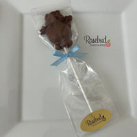 12 BEAR Chocolate Lollipop Candy Party Favors