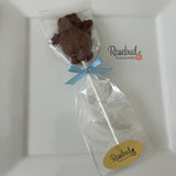 12 BEAR Chocolate Lollipop Candy Party Favors