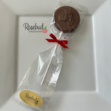 BICYCLE Set of 12 Chocolate Lollipops Candy Bike Party Favors