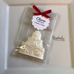 12 CAKE Chocolate Candy Party Favors Personalized Tags
