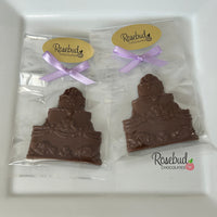 12 CAKE Chocolate Candy Party Favors