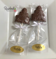 12 CAKE Chocolate Lollipops Candy Wedding Birthday Party Favors