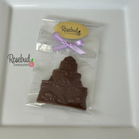 12 CAKE Chocolate Candy Party Favors