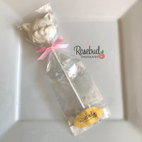 12 Kitty CAT Chocolate Lollipops Candy Party Favors