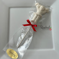 12 CHEERLEADER Chocolate Lollipop Candy Party Favors