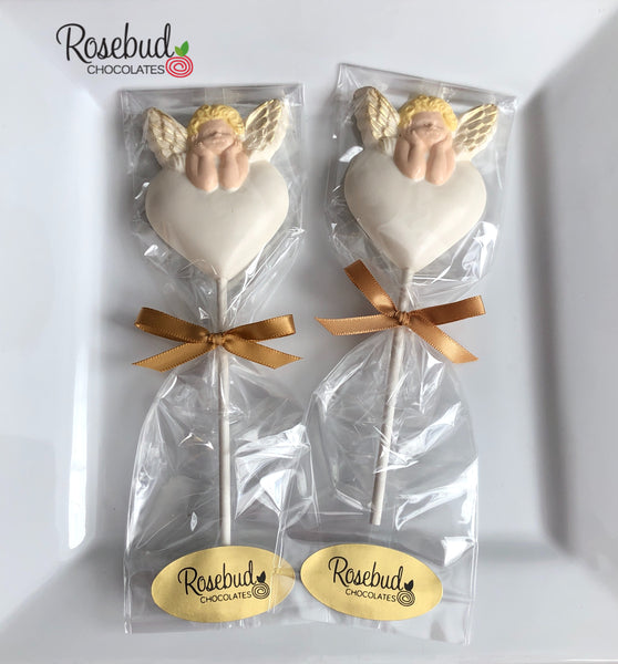 12 ANGEL CHERUB Chocolate Religious Candy Party Favors