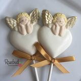 12 ANGEL CHERUB Chocolate Religious Candy Party Favors