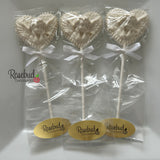 CHERUB Set of 12 Chocolate Lollipop Candy Favors