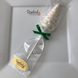 CHRISTMAS TREE Set of 12 Chocolate Lollipop Candy Winter Holiday Party Favors