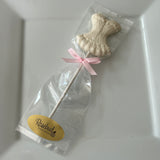 12 CORSET Chocolate Lollipop Candy Party Favors