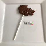 12 ALLIGATOR CROCODILE Chocolate Lollipops Candy Animal Party Favors