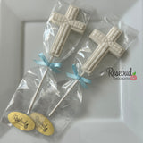 CROSS Cube Set of 12 Chocolate Lollipops Party Favors