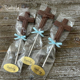 CROSS Cube Set of 12 Chocolate Lollipops Party Favors