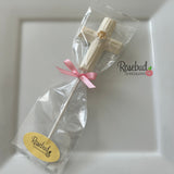 12 CROSS Gold Rose Chocolate Lollipop Religious Candy Party Favors