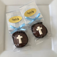 12 CROSS Chocolate Covered Oreo Cookie Religious Candy Party Favors
