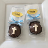 12 CROSS Chocolate Covered Oreo Cookie Religious Candy Party Favors